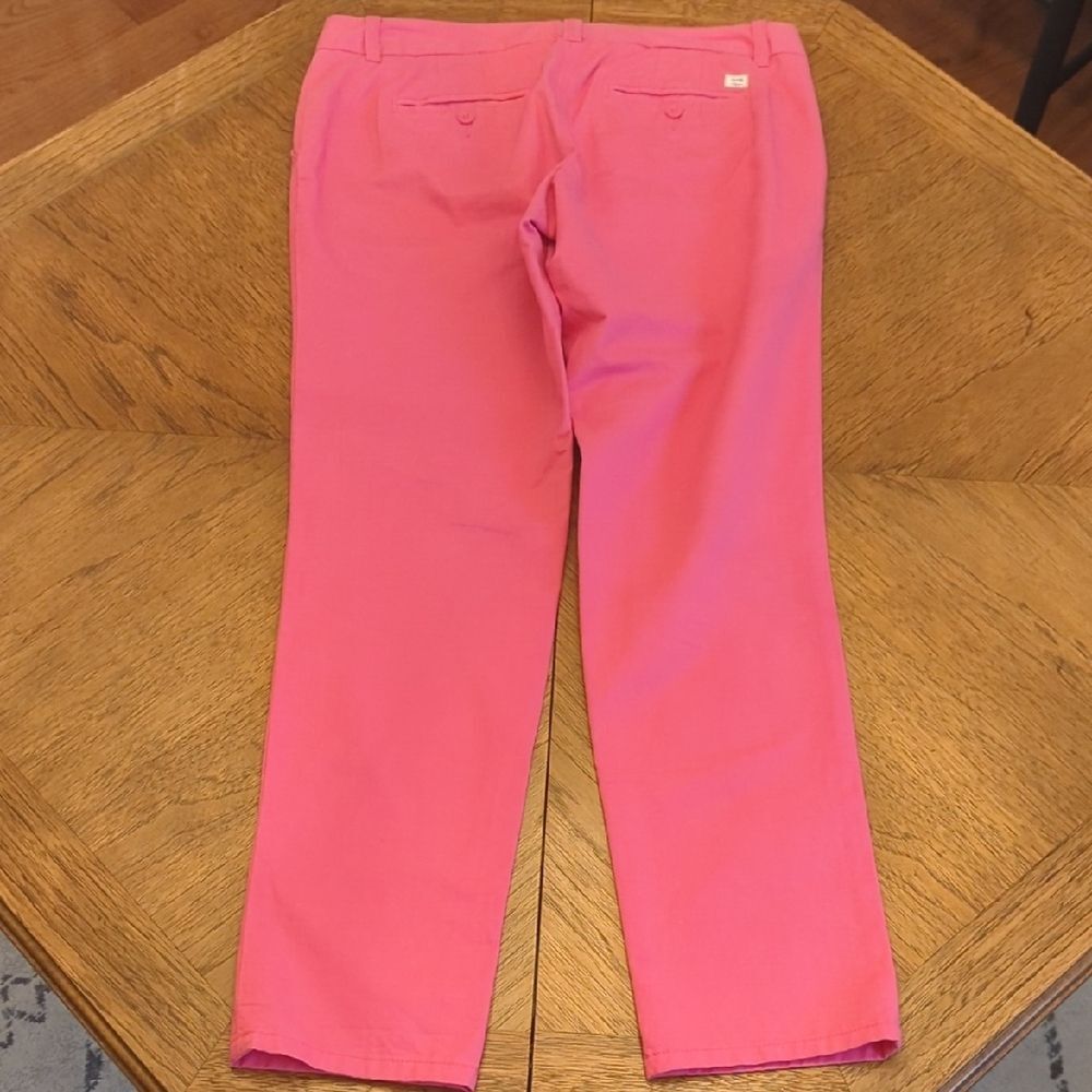 Tommy Hilfiger Women's Pink Casual Chino Pants Barbiecore - Picture 6 of 11